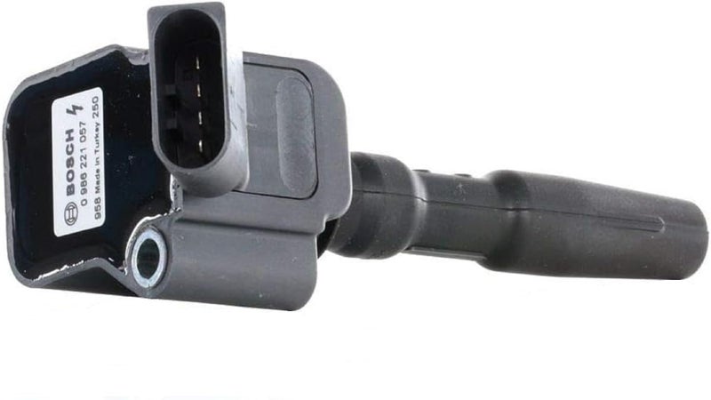 BOSCH 0986221057 Ignition Coil Compatible with Select Audi A3 Sportback etron Volkswagen Golf Golf SportWagen Jetta Single - Image 2