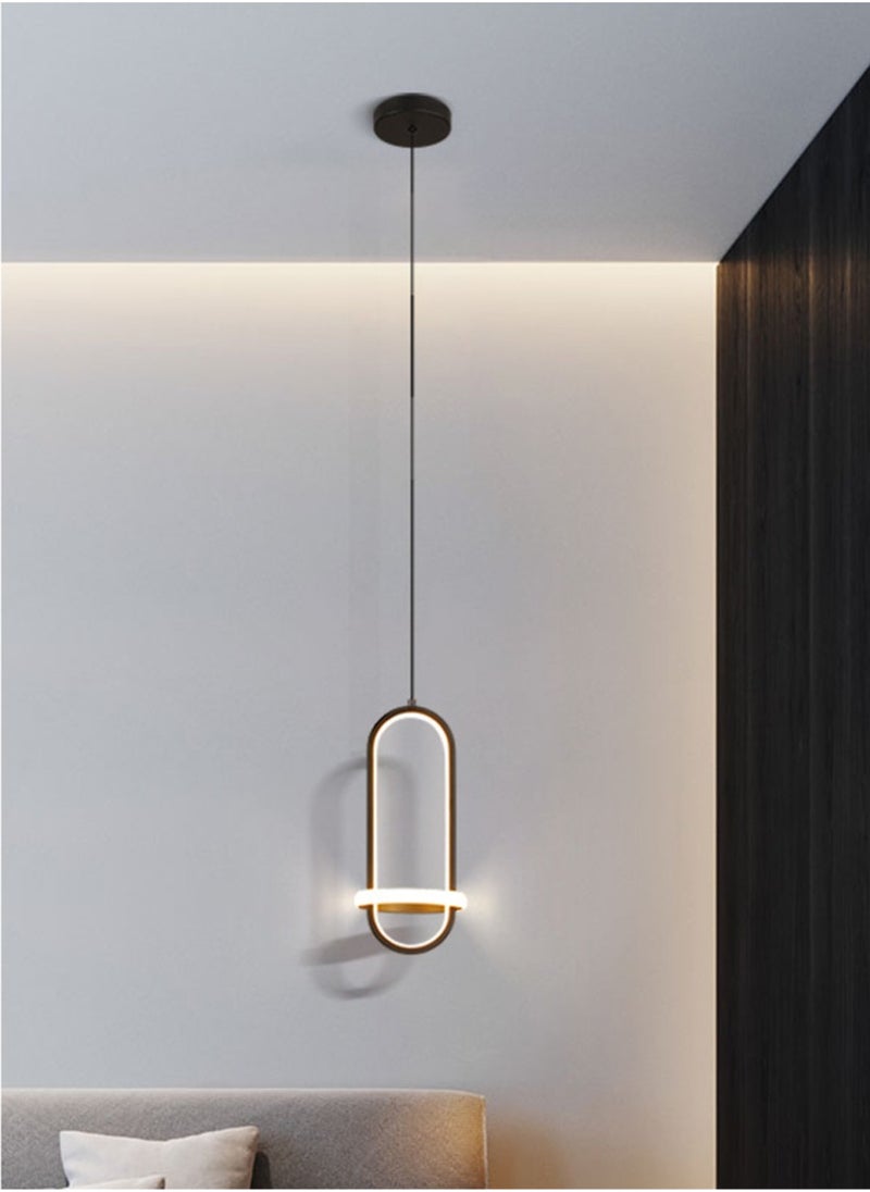 Monda 1-PCS Modern Simple Luxury Chandelier with Adjustable 3-Color Lights, Suitable for Living Room Bedroom and Bedside 21w Bedside lamp  - Image 4