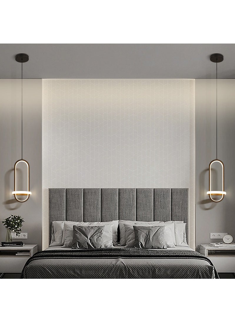 Monda 1-PCS Modern Simple Luxury Chandelier with Adjustable 3-Color Lights, Suitable for Living Room Bedroom and Bedside 21w Bedside lamp  - Image 5