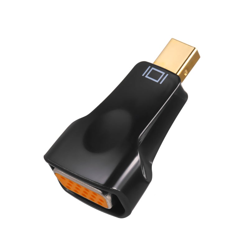 منفذ DisplayPort الصغير إلى VGA 1080P دقة فائقة متصمم بلمعقنية ذهبية - توافق متفوق وتصمم منخفض الأعلى لليوميات وأجهزة التلفزيون عالية الدقة وأجهزة العرض - Image 2