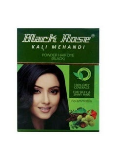 Black Rose Kali Mehandi Hair Dye (Black) (Pack Of 10)