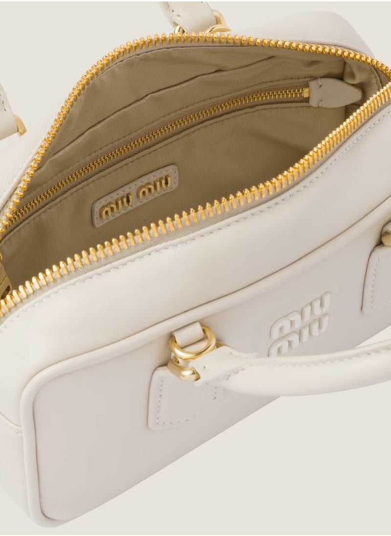 miu Arcadie leather bag