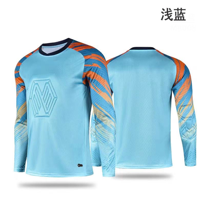 Goalkeeper Suit Football Sports Jersey Children'S Adult Quick-Drying Anti-Collision Goalkeeper Suit Long-Sleeved Pants Suit With Printing - Image 1