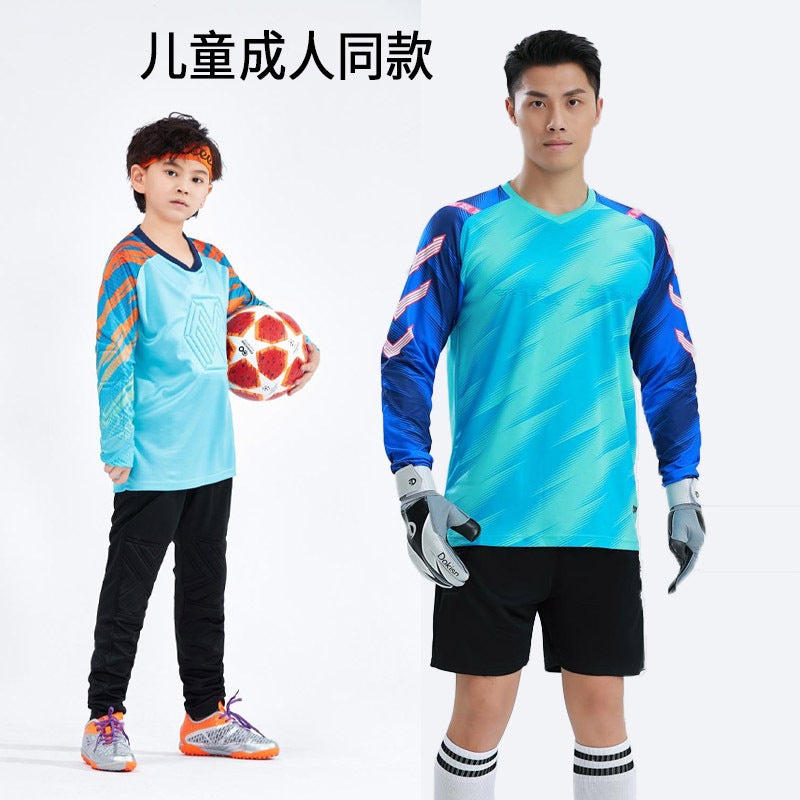 Goalkeeper Suit Football Sports Jersey Children'S Adult Quick-Drying Anti-Collision Goalkeeper Suit Long-Sleeved Pants Suit With Printing - Image 5