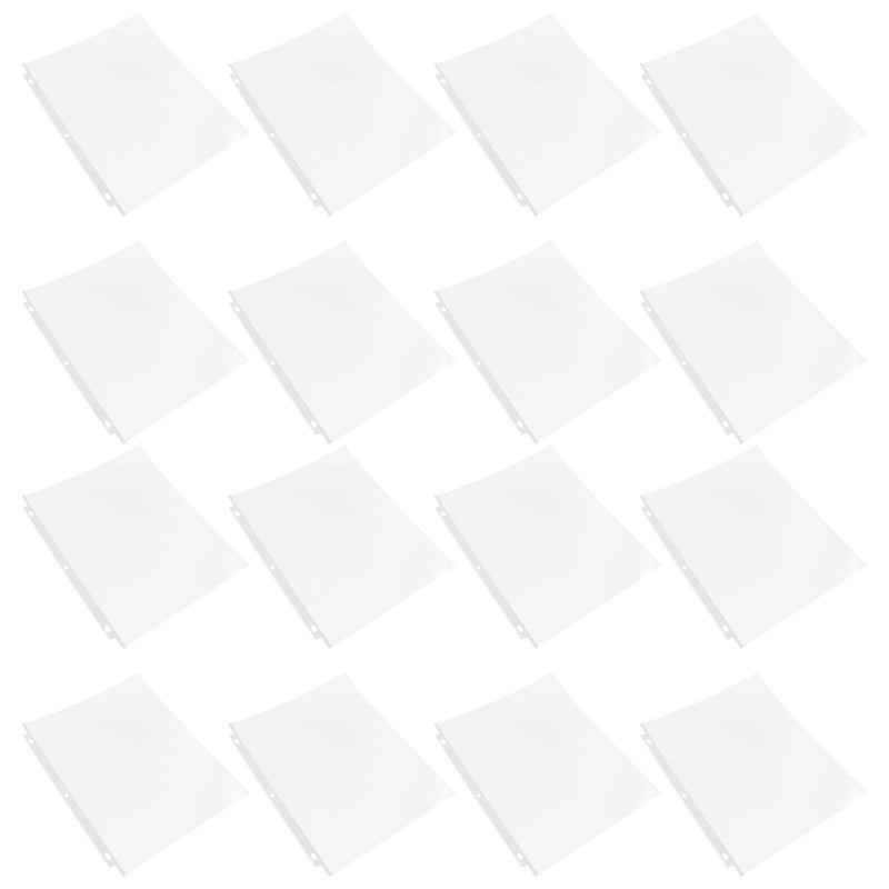 Plastic Sheet Protectors 50 Pack Clear Binder Sleeves for Office School Document Organization - Image 2