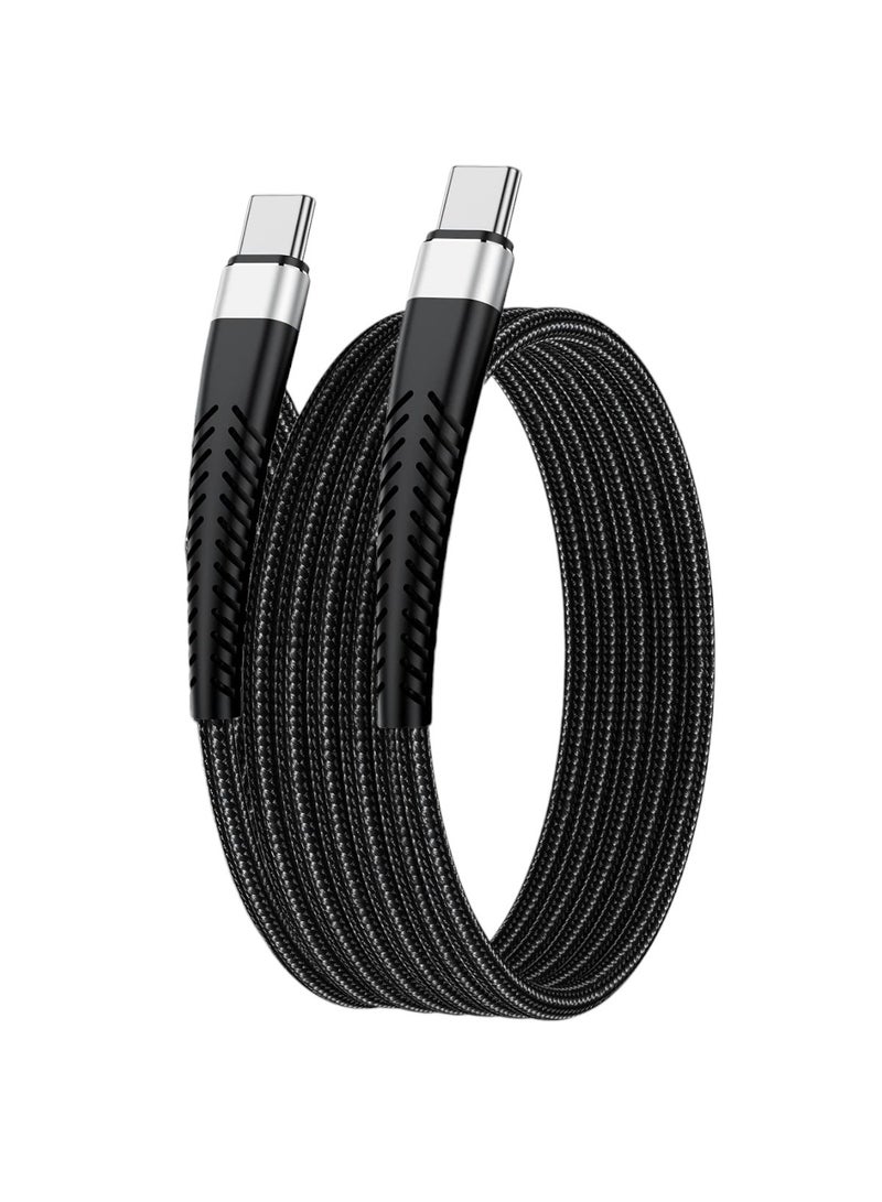 PROMASS 1M Braided USB C to USB C Cable with Power Delivery Technology, 100W Fast Charging for iPhone 16 Pro Max iPhone 15 Pro iPad Mini 6 MacBook Pro 2021 14" 16" Mac Air 12.9" Samsung S24 Ultra Huawei P40 - Image 1