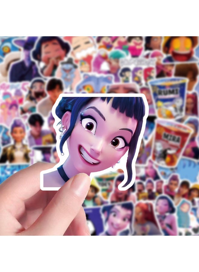 اوراکس 111PCS 3D الرسوم المتحركة فيلم Kpop شيطان الصيادين ملصقات, كوريا أيدول أنيمي أسلوب, مقاومة للماء والبرد Huntrx、Saja Boys、Jinwoo、Rumi、Tiger、Zoeystery、Miromabby, يمكن استخدامها على زجاجات المياه، أجهزة الكمبيوتر المحمولة، الهواتف المحمولة، و Scrapbooks, مناسبة لمحبي K-pop والأنيمي - Image 4