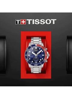 Tissot Men's Sea Star 1000 316L Stainless Steel Case and Swiss Quartz Strap, Model: T1204171104103 - pzsku/Z80129C4B144280B82389Z/45/_/1741519014/efcc59df-ec0f-45f7-a607-14eb608d6b39