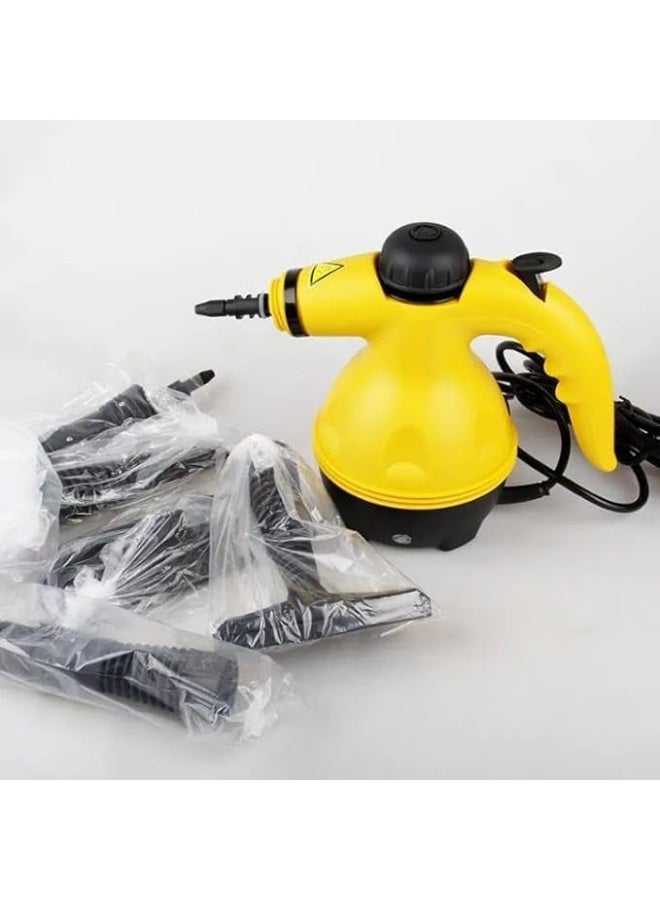 1000W Handheld Steam Cleaner – Multifunctional with 10 Attachments – High-Temperature Cleaning for Kitchen, Sofa, Bathroom, Windows and More - Image 3