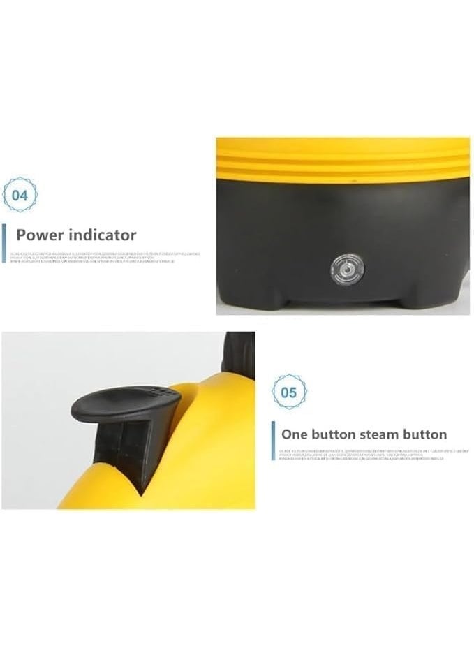 1000W Handheld Steam Cleaner – Multifunctional with 10 Attachments – High-Temperature Cleaning for Kitchen, Sofa, Bathroom, Windows and More - Image 1