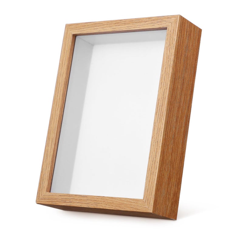 Dried Flower Display Case DIY Wooden Frame For Pressed Flowers Hollow Out Mounting Box Natural Rustic Color Versatile Shadow Box For Keepsakes Home Decor - Image 2