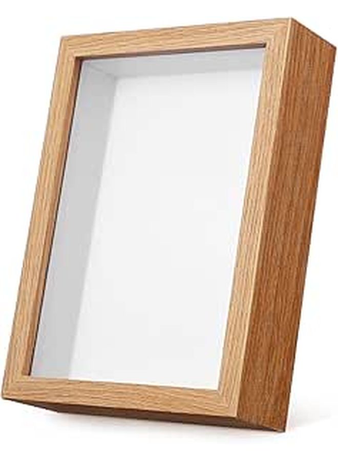 Dried Flower Display Case DIY Wooden Frame For Pressed Flowers Hollow Out Mounting Box Natural Rustic Color Versatile Shadow Box For Keepsakes Home Decor - Image 1