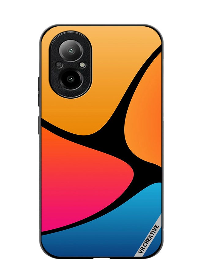 VR CREATIVE Protective Case Cover For Realme C67 4G Color Mixture Design Multicolour - Image 1