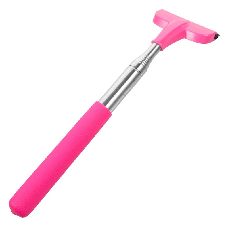 Pink Car Rearview Mirror Wiper Squeegee Multifunctional Easy Installation Window Cleaner - Image 2