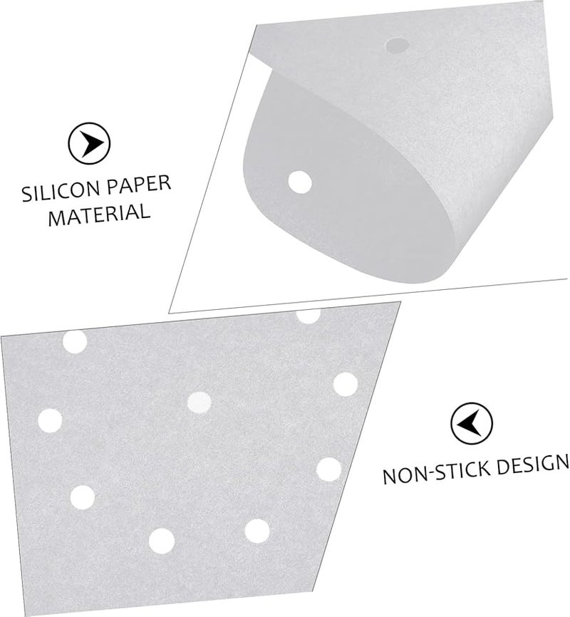 Non Stick Air Fryer Parchment Paper Liners 20 5x20 5cm 100 Pack For Baking Roasting Frying - Image 4