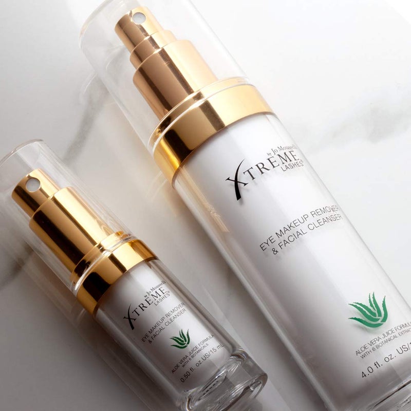 Xtreme LashesÂ® Eye Makeup Remover & Facial Cleanser (4 Fl Oz) | Lash Cleanser & Shampoo for Healthy Lashes