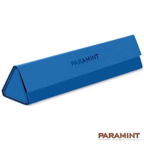 Paramint MatShield Light Blue Durable Playmat Case Compatible with Magic The Gathering MTG Play Mat Tube MTG Accessories Premium Satin with Fabric Interior Magnet Snap Closure - Image 5
