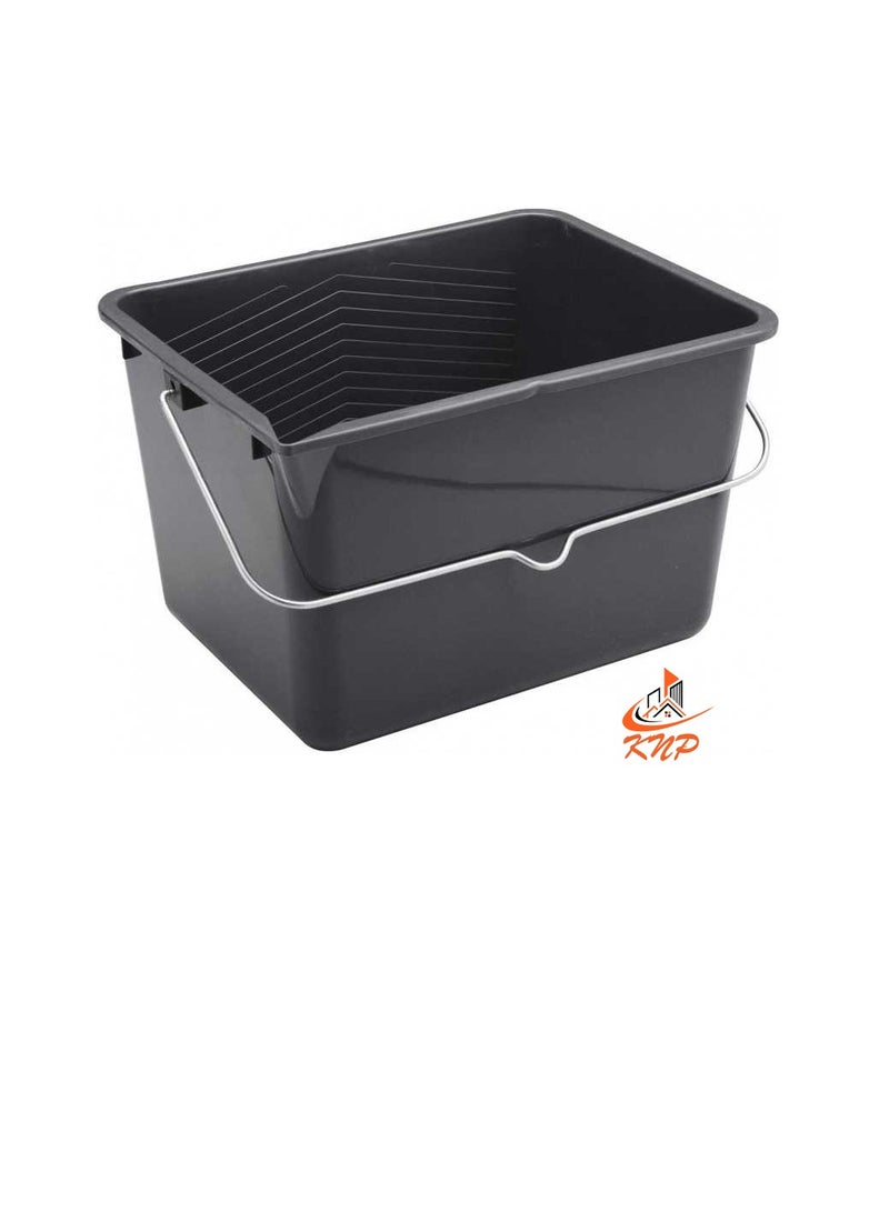 كنب دلو دهان مستطيل 19 لتر - اسود - Image 1