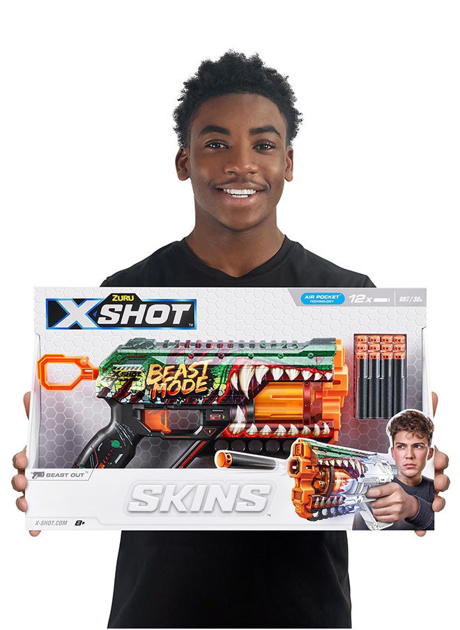 Zuru X-Shot سكينز غريفير 12 دارت وحش أو - لعبة تهدف الحركة للأطفال، المراهقين، البالغين الأولاد والبنات، أنشطة العطلات الخارجية، هدايا للأطفال أعمار 8+  - Image 3