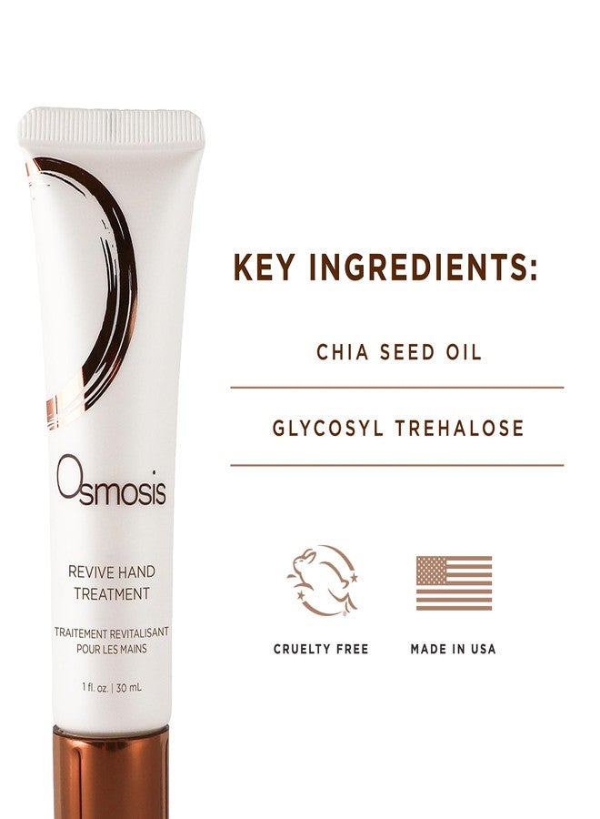 OSMOSIS REVIVE Hydrating Hand Cream, Shea Butter, All Skin Types, 1 Fl Oz - Image 4