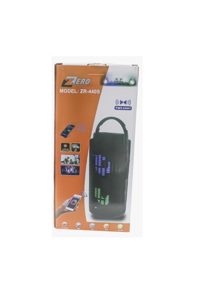 زيرو - مكبر صوت بلوتوث ZR-440S يدعم كارت الميموري والبلوتوث وفلاش يو اس بي ويدعم مخرج الميكروفون - Image 1