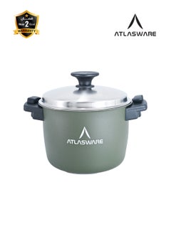 Atlasware Atlaswear 8-Hour Hot Stainless Steel Case 1300 ml, Army Color  - Image 1