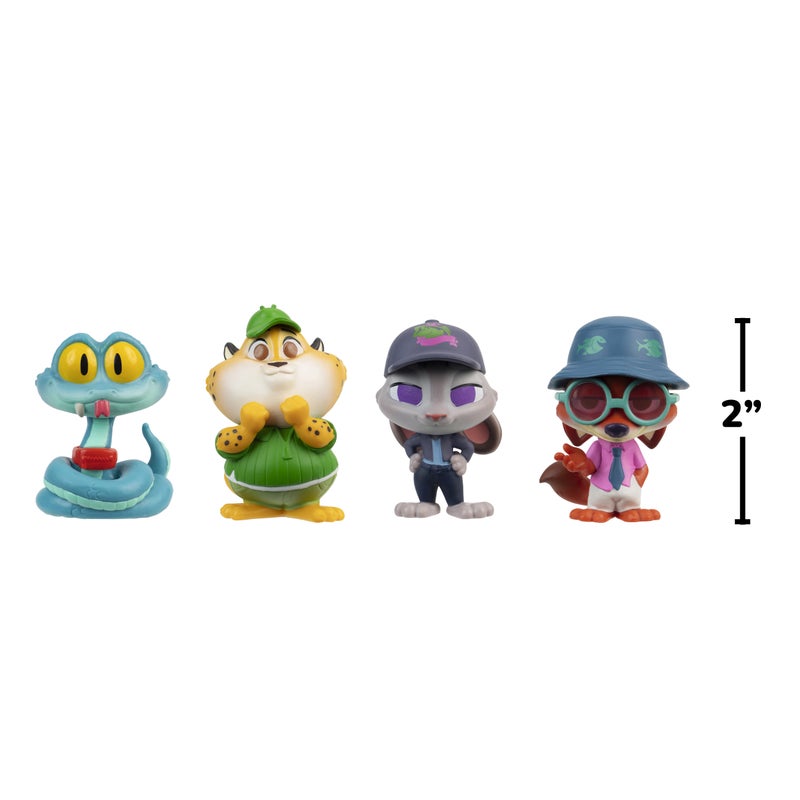 ديزني مجسمات زوتروبوليس  عبوة  في  | نيك وايلد، جودي هوبس، كلاوهاوزر، جاري دي سنيك | مجموعة ذيول زوتوبيا  الغامضة | مجسم مفاجأة | مجسم شخصية | هدية للأطفال والمقتنين - Image 3