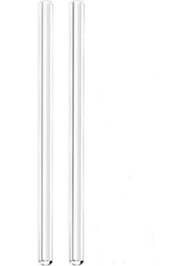 HELLOVE Transparent Flat Glass Pipette 2 Pieces Pipette 20 cm Long Glass Pipette  - Image 2