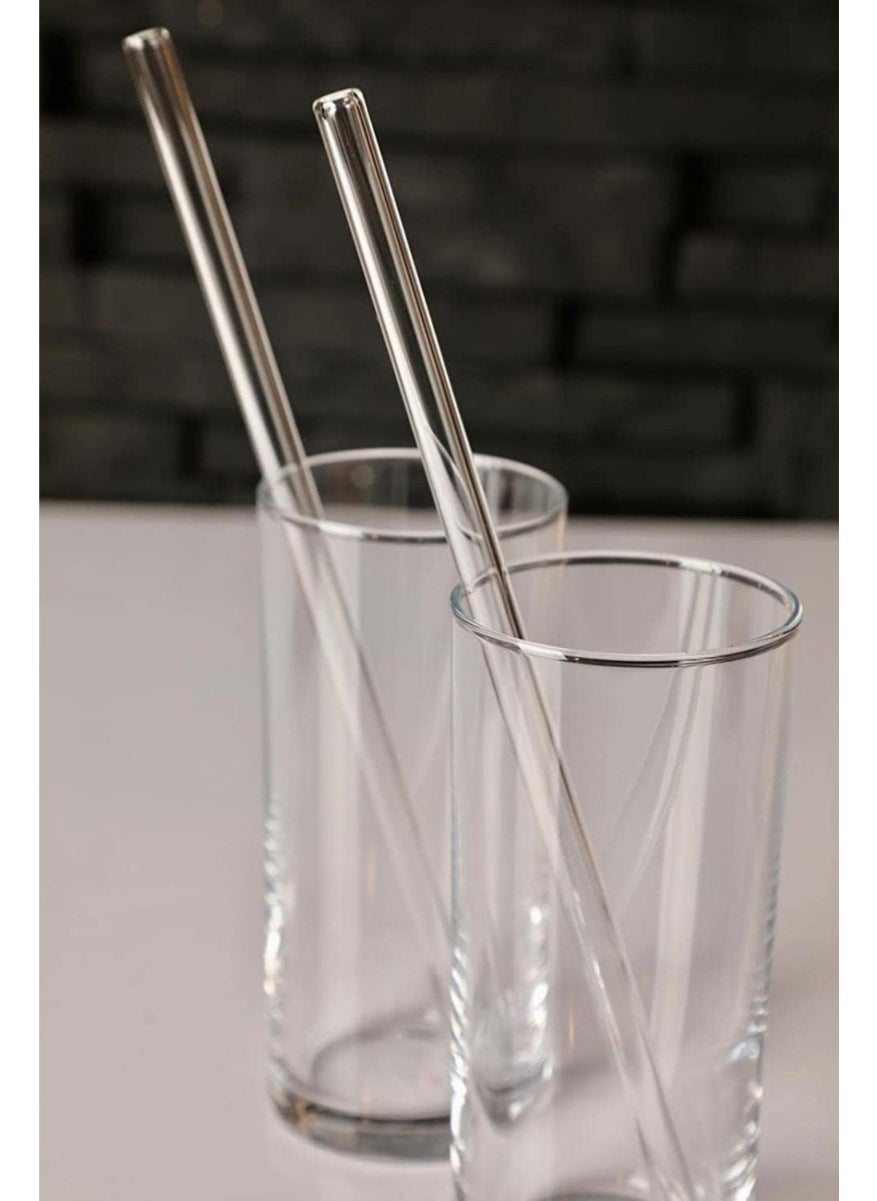 HELLOVE Transparent Flat Glass Pipette 2 Pieces Pipette 20 cm Long Glass Pipette  - Image 3