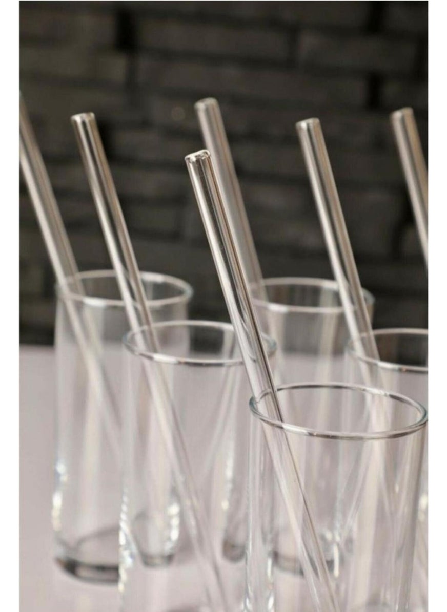 HELLOVE Transparent Flat Glass Pipette 2 Pieces Pipette 20 cm Long Glass Pipette  - Image 4