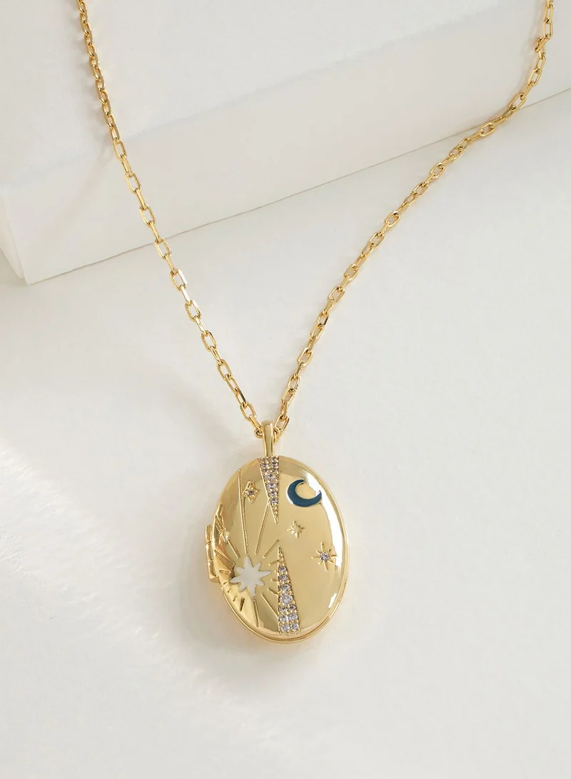 Wanderlust + co You Are Magic Locket Necklace