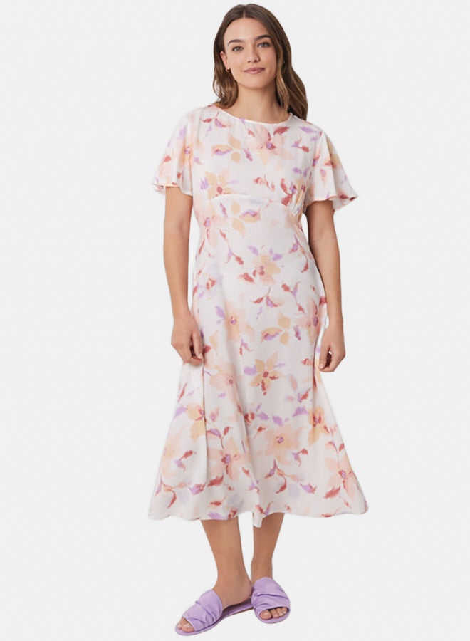 women'secret Viscose Allover Floral Midi Dress  - Image 1