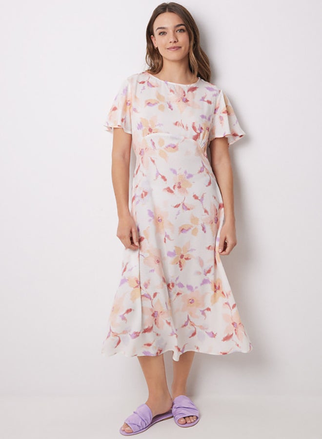 women'secret Viscose Allover Floral Midi Dress  - Image 5