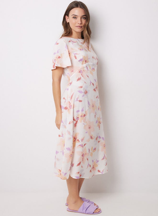 women'secret Viscose Allover Floral Midi Dress  - Image 3