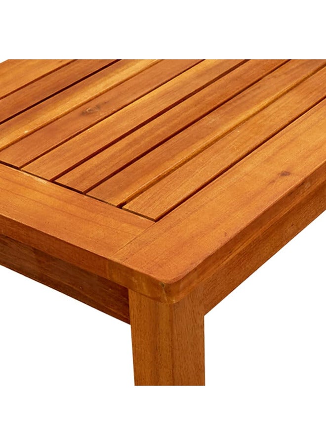vidaxl Garden Coffee Table 50x35x36 cm Solid Acacia Wood 316398 - Image 4
