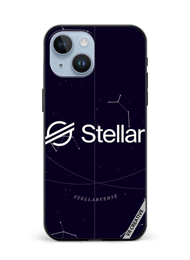 VR CREATIVE Protective Case Cover For Apple iPhone 15 Plus Stellar Design Multicolour - Image 1