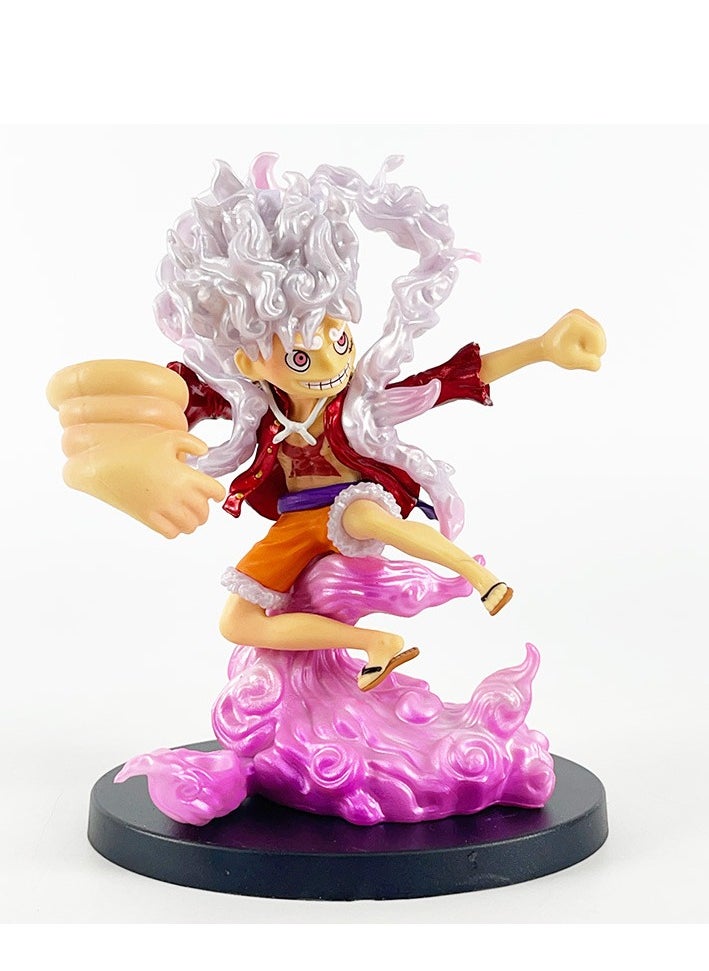One Piece GK Nika Luffy Human Human Fruit “Pen in Hand” Statue - Sixth Wave 2.0, Clear Box Packaging  - Image 1