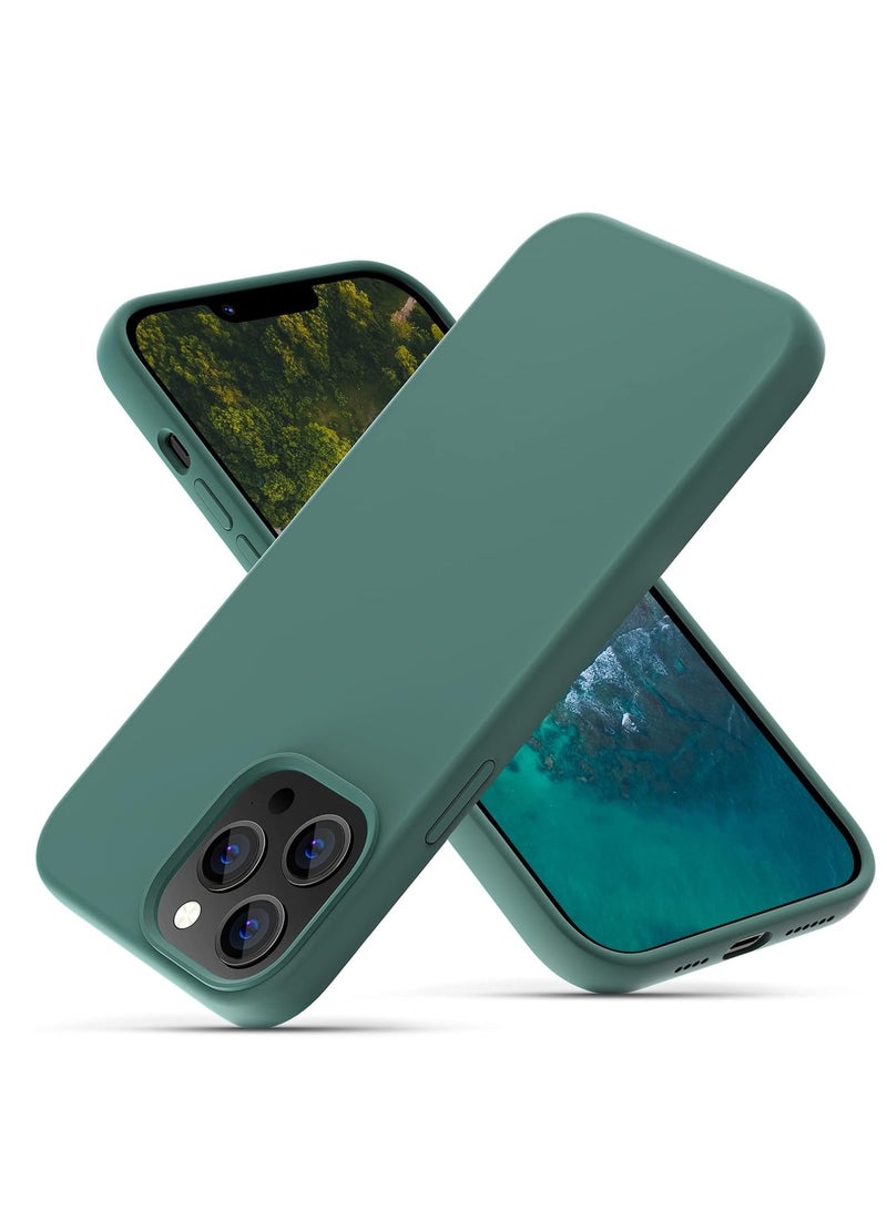 BORTONY iPhone 13 Pro Max Case Cover Liquid Soft Silicone Ultra Slim iPhone 13 Pro Max Cover Shockproof Protective Phone Case for iPhone 13 Pro Max 6.7 inch - Image 1