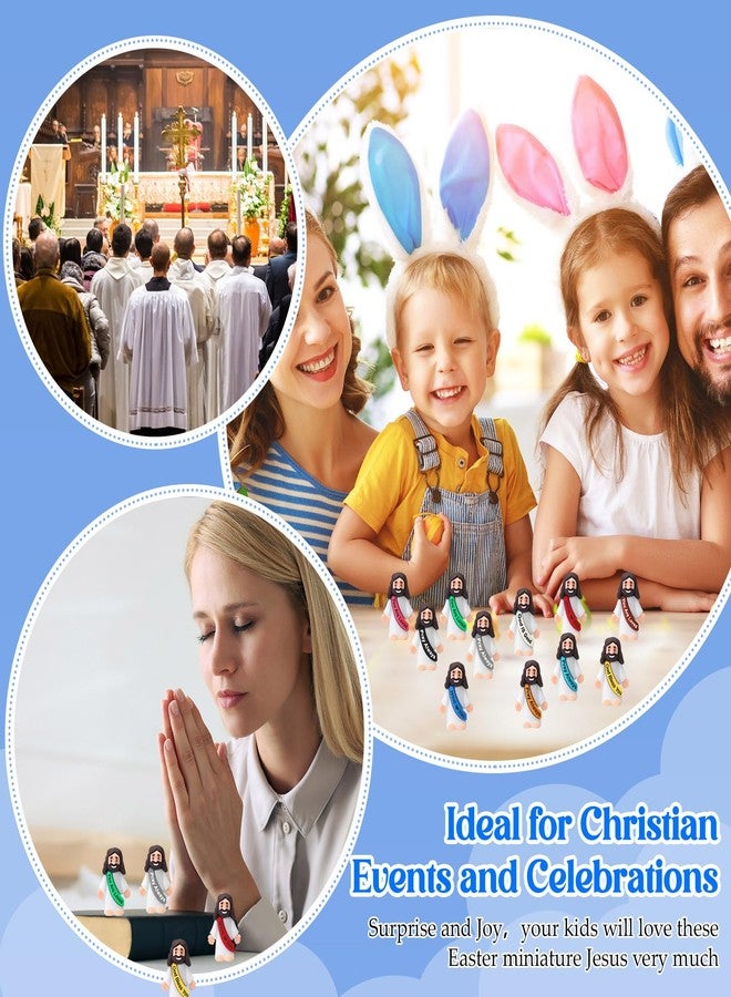 Bememo 100 Pcs Little Jesus Figures Original Design Mini Jesus Figures Toys to Hide and Seek Sunday School Baptism Share Gifts Stuffers Religious Party Favors - Image 4