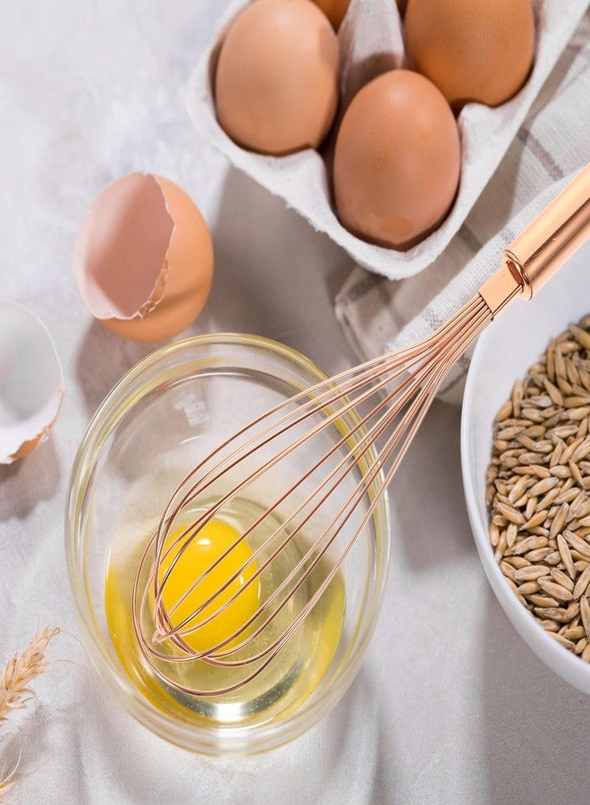 VOSAREA Mini Whisk Small Stainless Steel Whisk Kitchen Tiny Egg Beater with Thick Wire for Cooking ing Blending Ingredients Beating Mixing Sauces (12.97X2.16X2.16 Inch) - Image 3