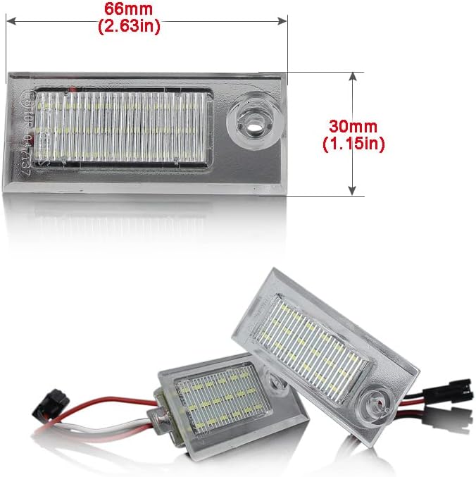 DEMULAX LED License Plate Lights for A6 C5 4B Sedan - Image 2