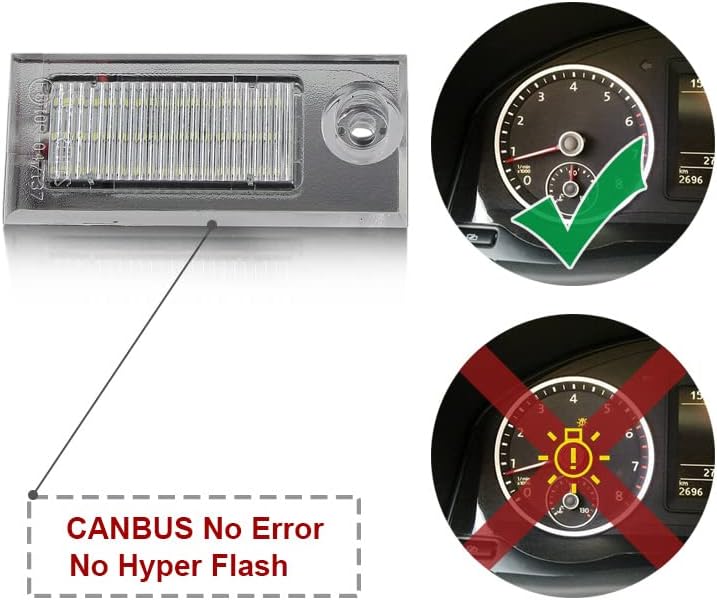 DEMULAX LED License Plate Lights for A6 C5 4B Sedan - Image 4