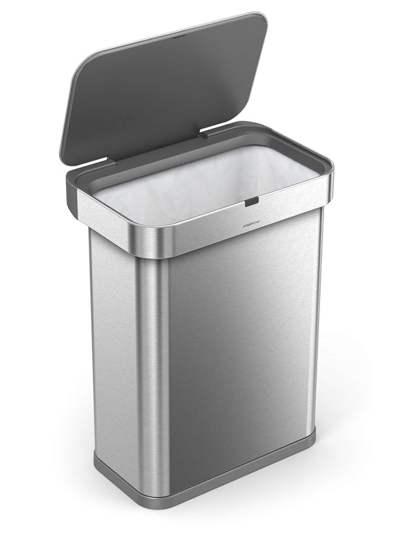 simplehuman - Voice and Motion Sensor Bin, Rectangular - Image 1