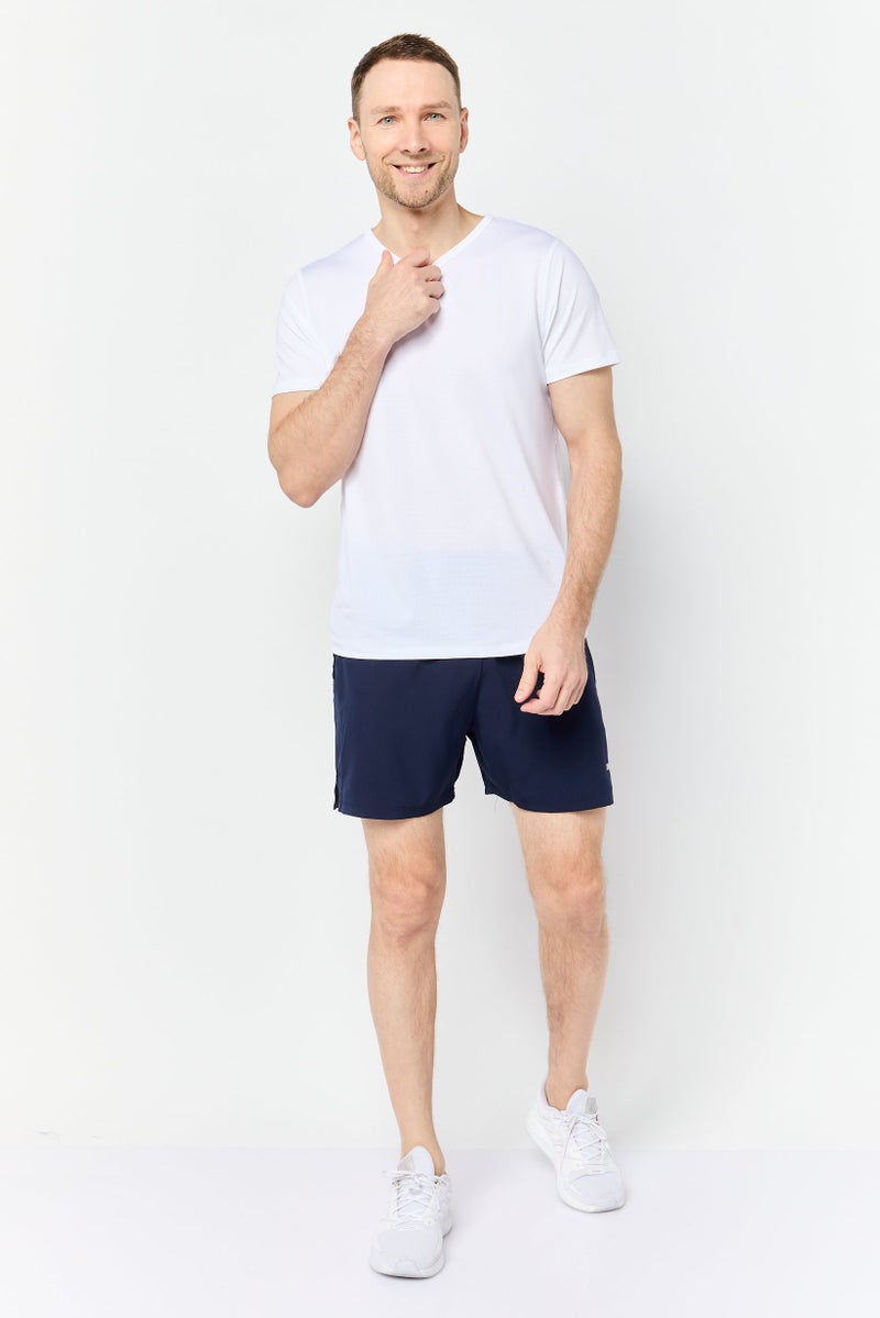 Mister Men 5 Inseam Sportswear Fit Training Shorts, Navy Blue - Image 2