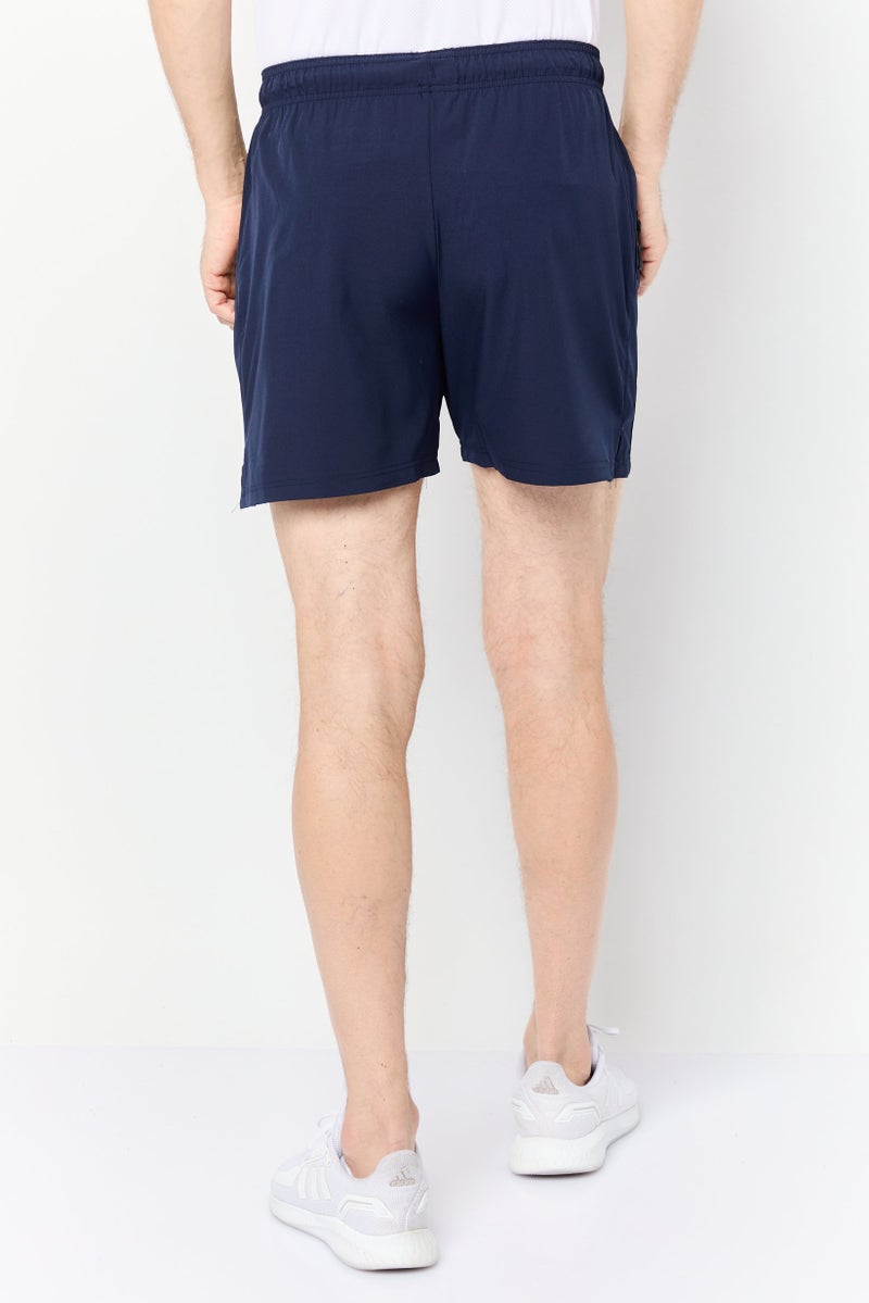 Mister Men 5 Inseam Sportswear Fit Training Shorts, Navy Blue - Image 3