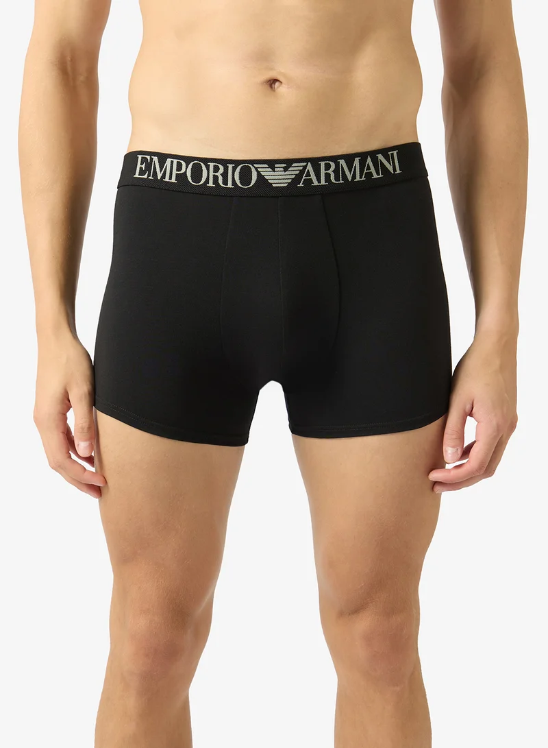 Emporio Armani  2 Pack Of Logo Boxers for Men | Best Price UAE