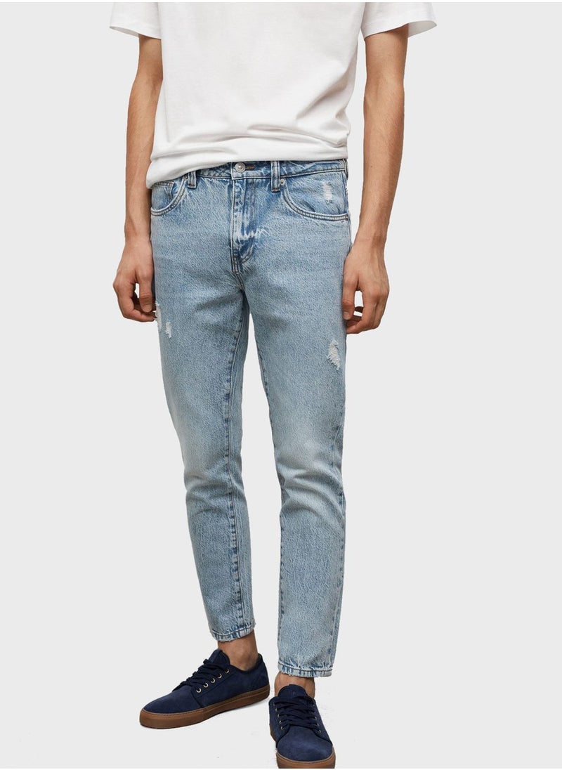 MANGO - Kids Straight Fit Jeans - Image 1