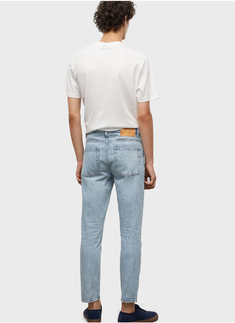 MANGO - Kids Straight Fit Jeans - Image 1