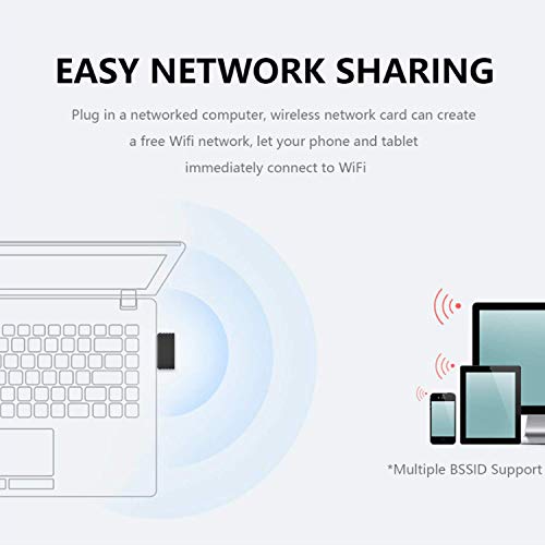 Swiztek USB 2.0 Wireless Network Dongle 802.11N 300mbps for PC,Laptop,Desktop,USB WiFi Adapter 300 MBPS Speed - Image 4