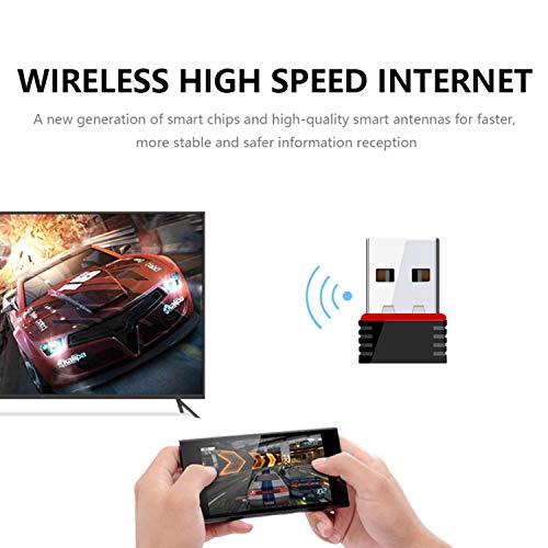 Swiztek USB 2.0 Wireless Network Dongle 802.11N 300mbps for PC,Laptop,Desktop,USB WiFi Adapter 300 MBPS Speed - Image 3